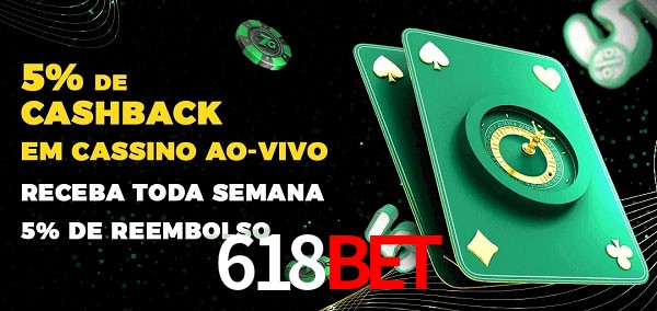 Promoções do cassino ao Vivo 618bet